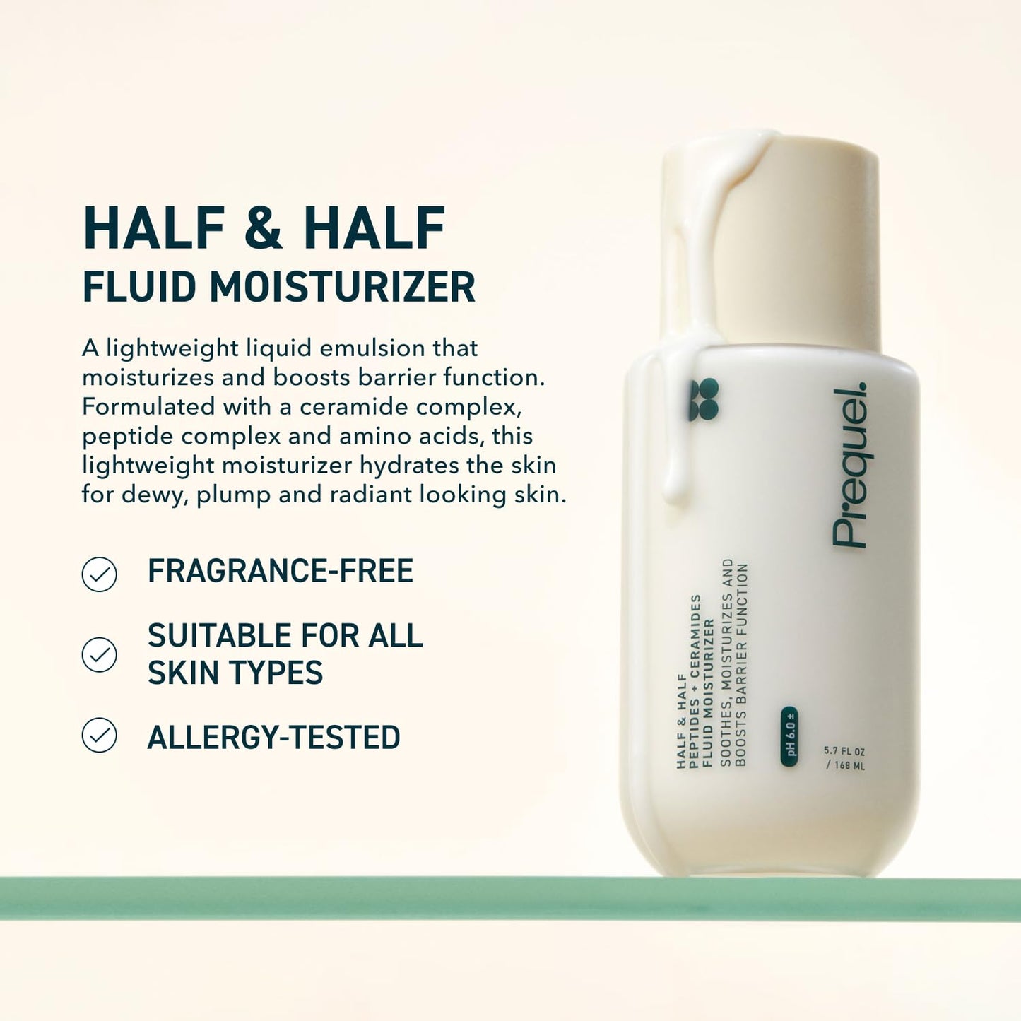 Prequel Skin Hydration Skincare Set – Multi-Quench Hydration Mist, Plumping Hydration Serum & Half and Half Fluid Moisturizer – Daily Face Care Routine for All Skin Types