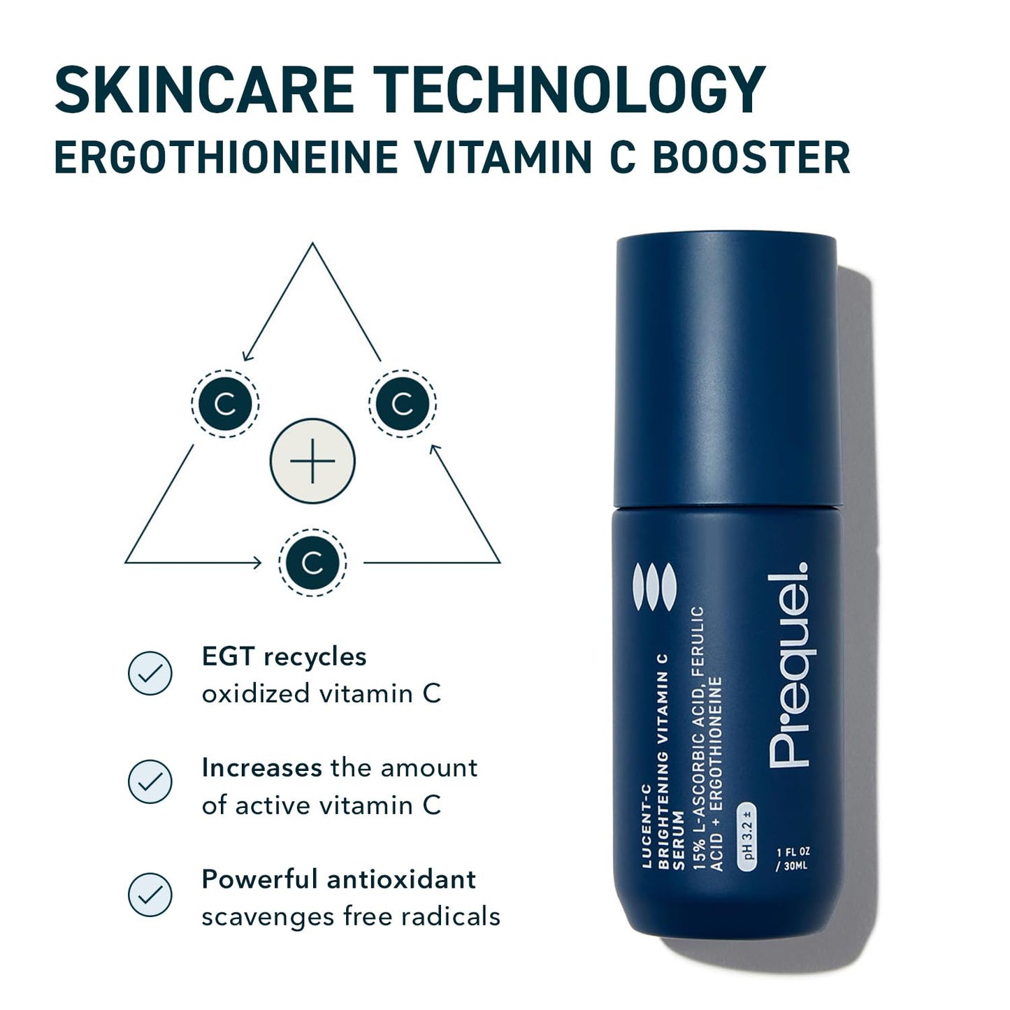 Prequel Skin Radiance & Hydration Duo: Lucent-C Vitamin C Serum and Multi-Quench Plumping Hydration Serum