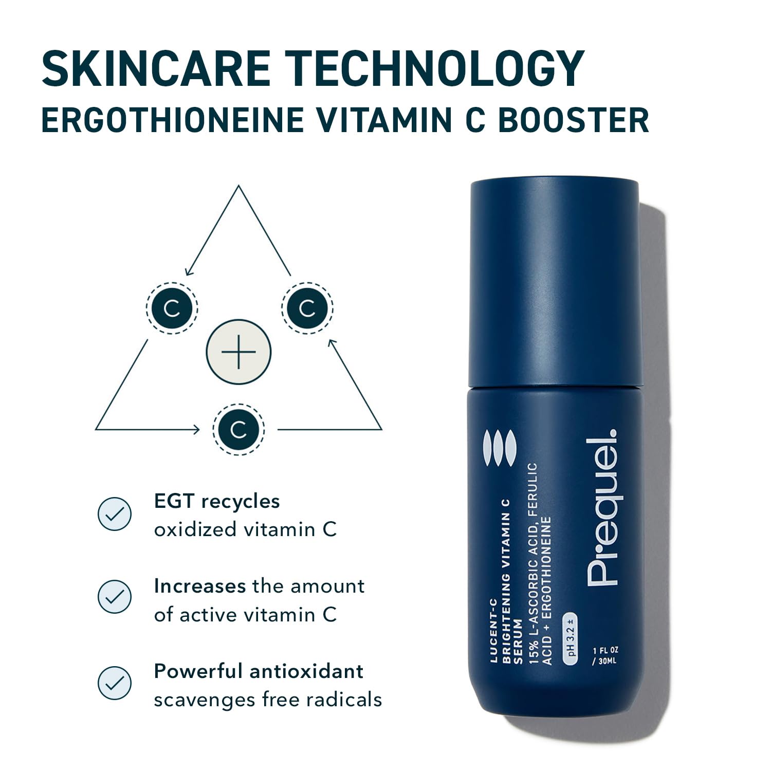 Prequel Skin Radiance & Hydration Duo: Lucent-C Vitamin C Serum and Multi-Quench Plumping Hydration Serum