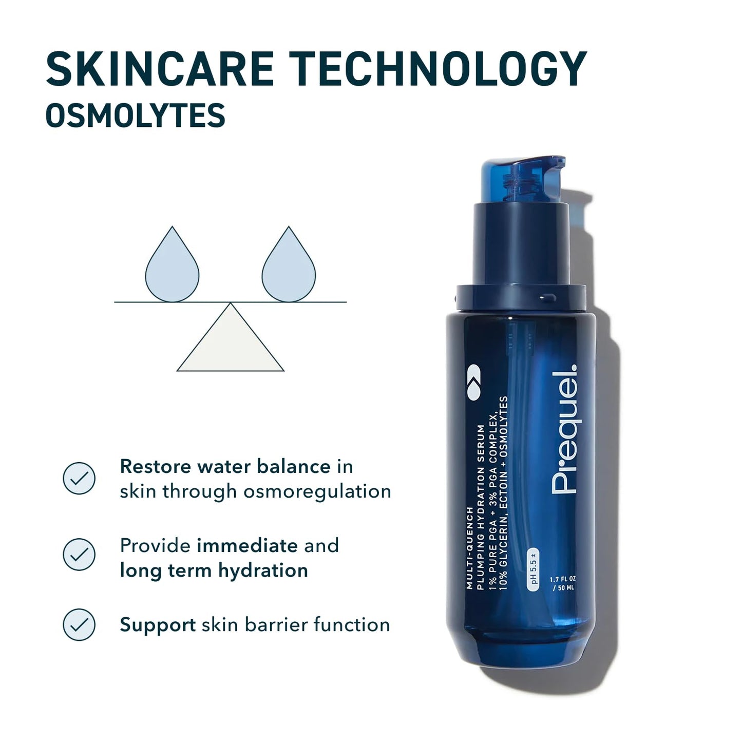 Prequel Skin Multi-Quench Hydration Mist + Plumping Hydration Serum Bundle, Facial Mist and Hydrating Serum Set