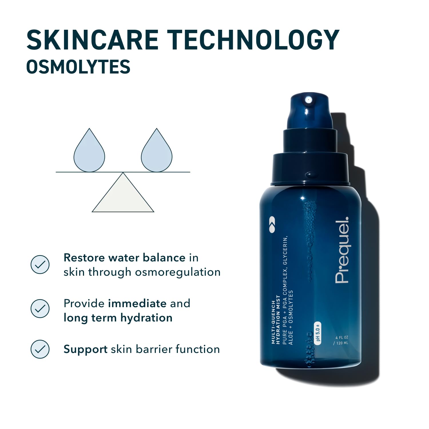 Prequel Skin Multi-Quench Hydration Mist + Plumping Hydration Serum Bundle, Facial Mist and Hydrating Serum Set