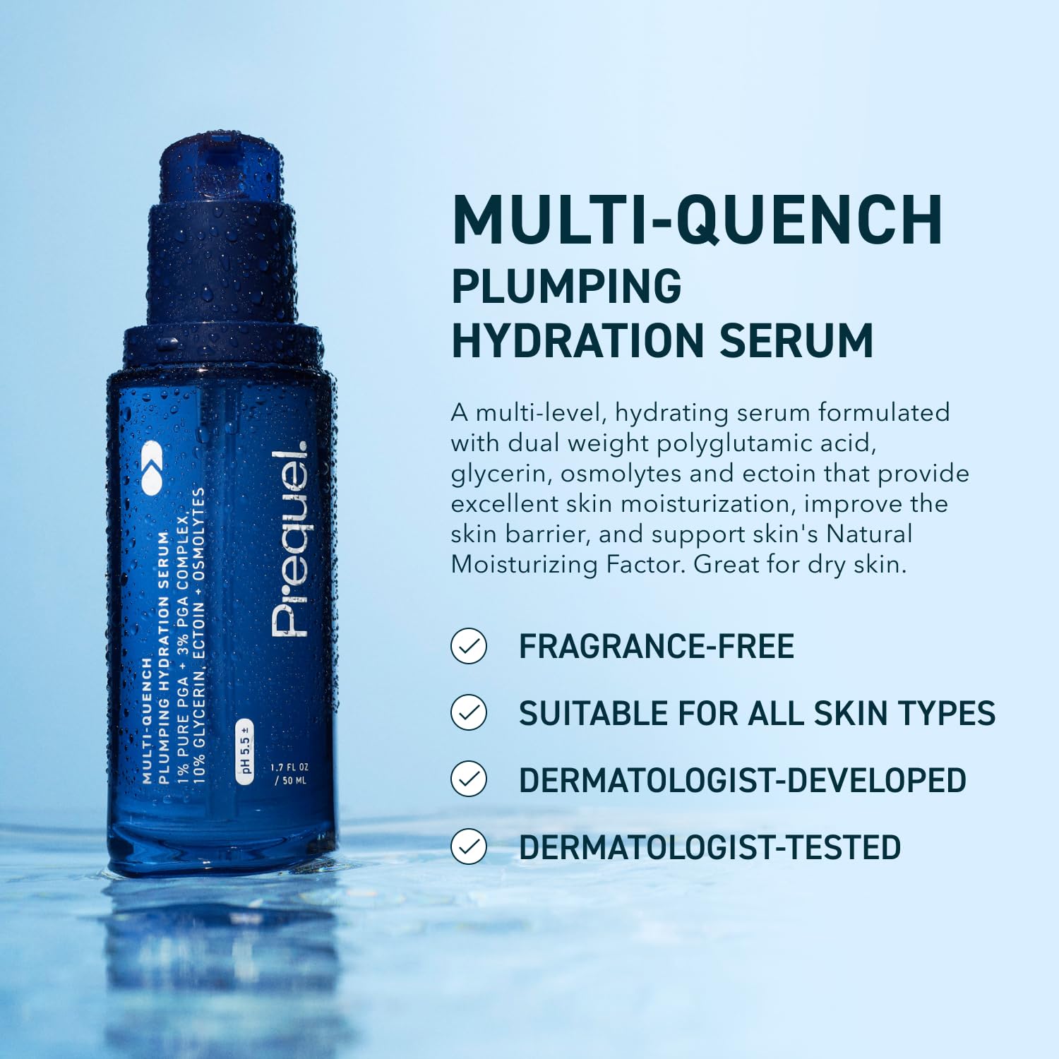 Prequel Skin Radiance & Hydration Duo: Lucent-C Vitamin C Serum and Multi-Quench Plumping Hydration Serum